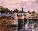 The Seine with the Pont de la Grande Jette